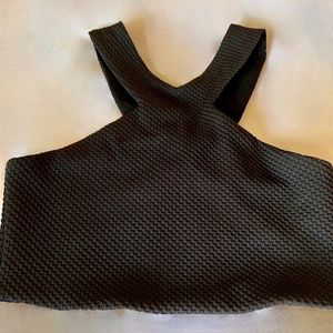 Nookie Black Sexy Cropped Knit Top and Pencil Skirt in size 10